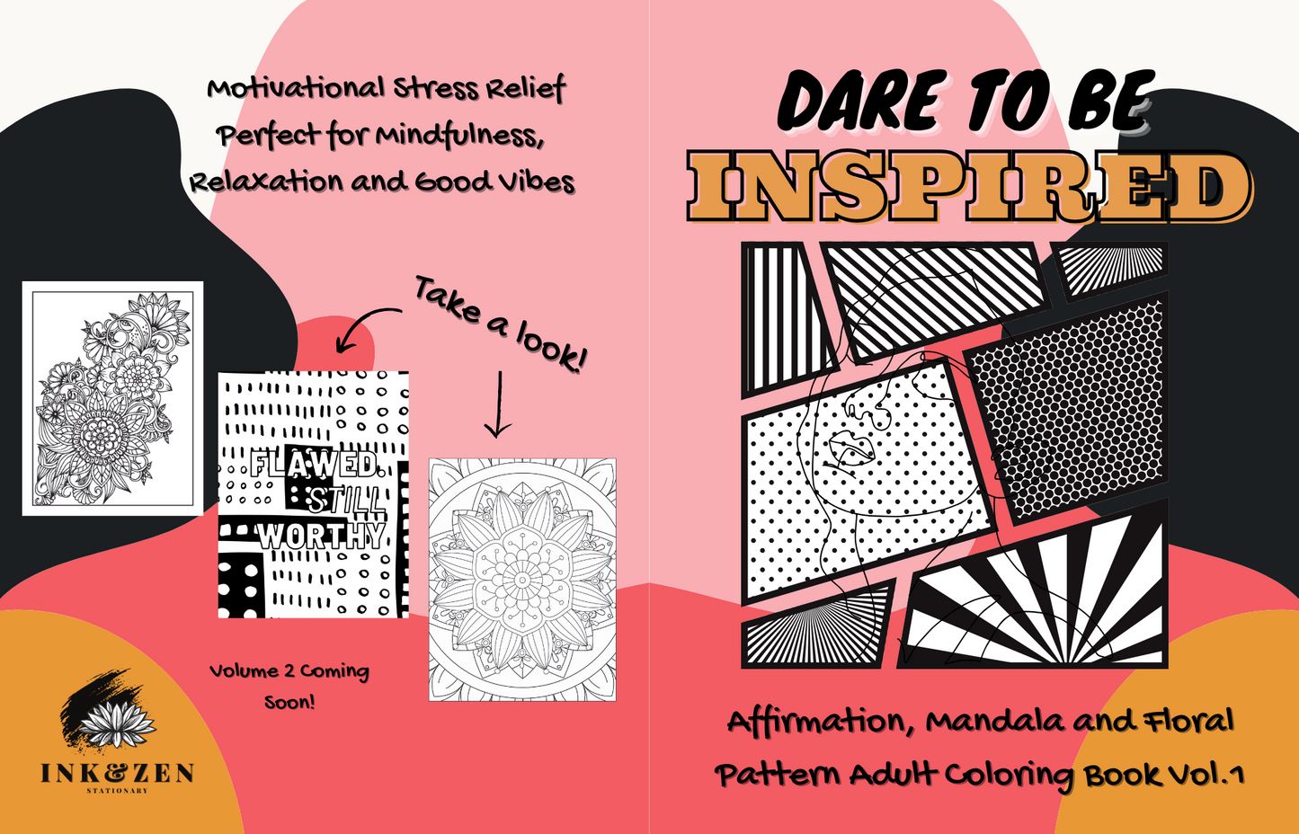 Dare to Be: Affirmation Coloring Book