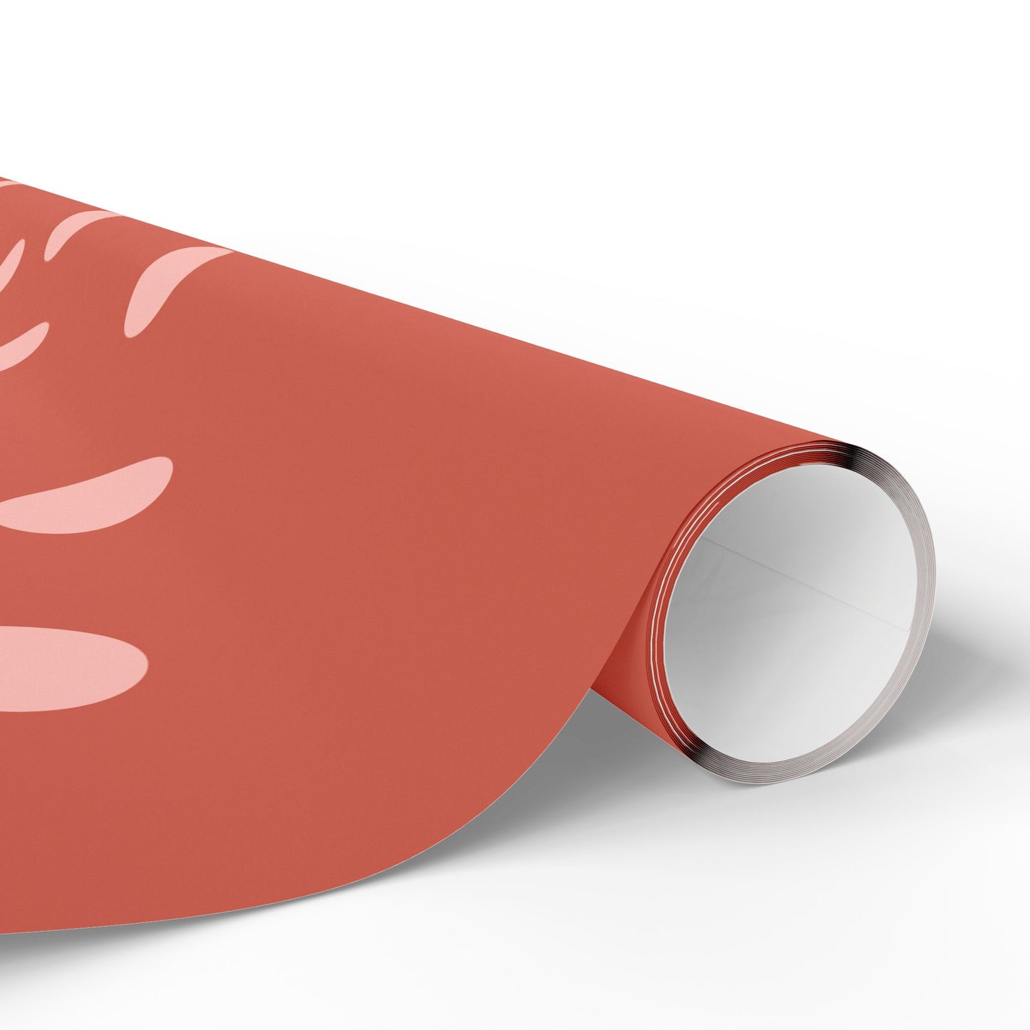 Polka Dot Coral Wrapping Paper