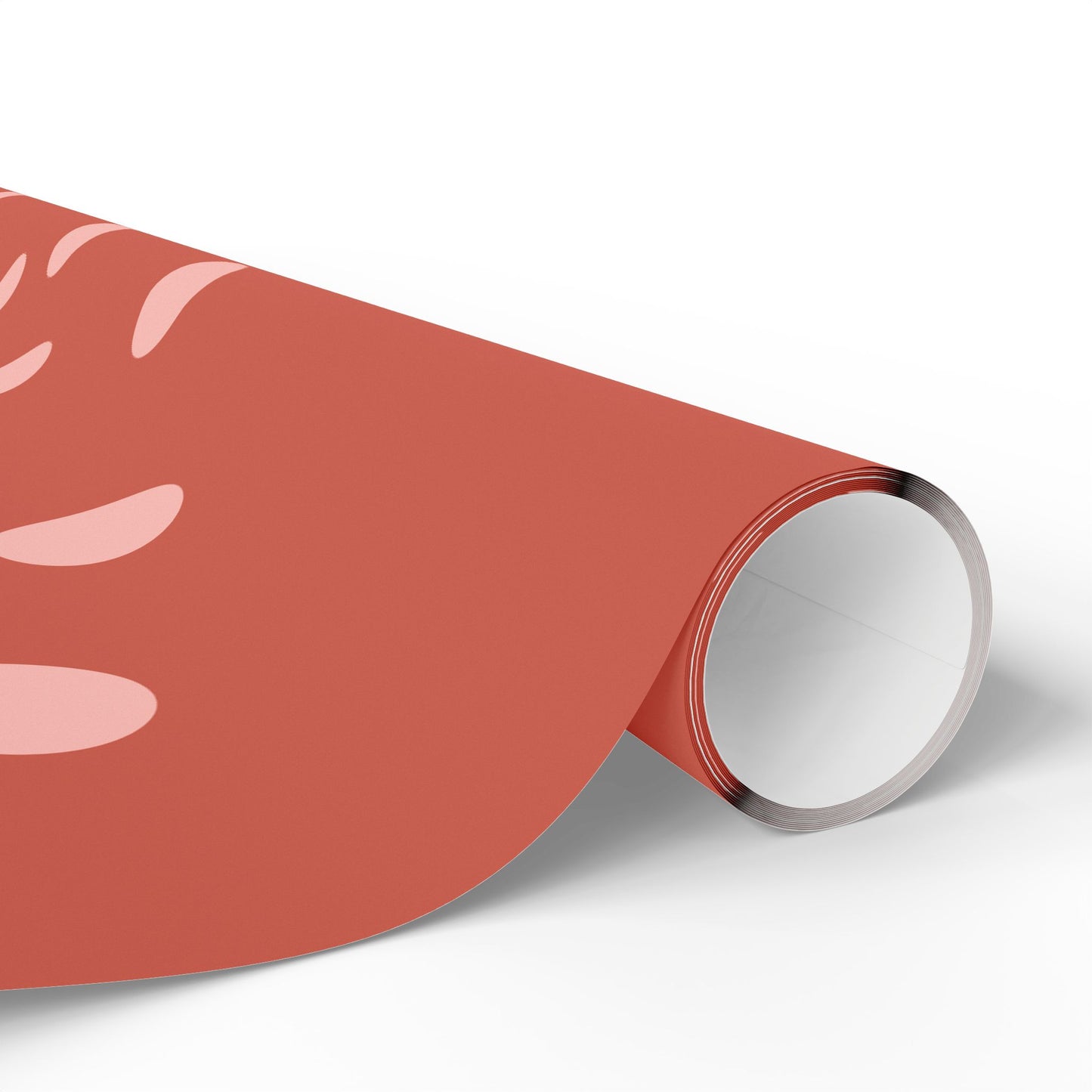 Polka Dot Coral Wrapping Paper