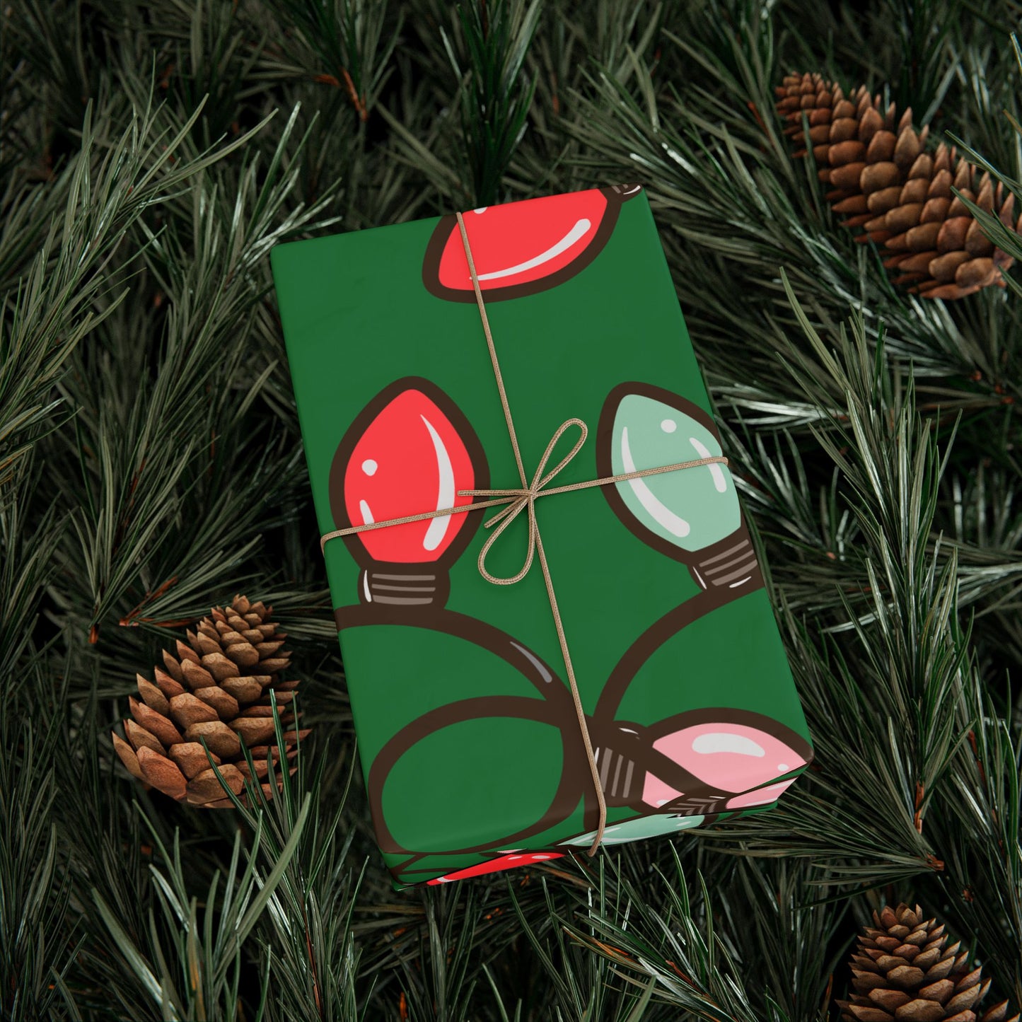 Christmas String Lights Wrapping